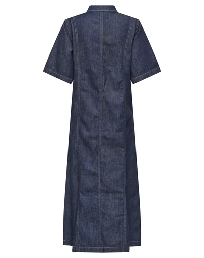 Only - ONLRuna Midi Kjole - Dark Blue Denim